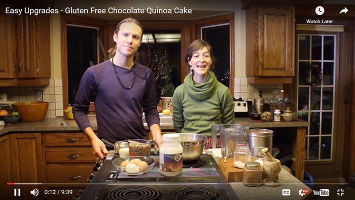 recipe gluten free chocolate quinoa cake Malcolm Saunders